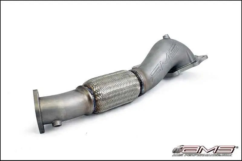 AMS Performance 08-15 Mitsubishi EVO X Widemouth Downpipe w/Turbo Outlet Pipe ams-04-05-0001-1