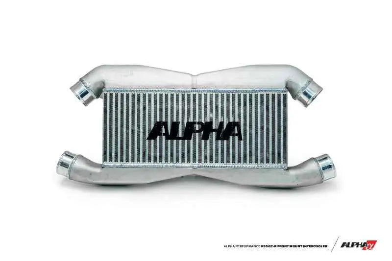 AMS Performance 2009+ Nissan GT-R R35 Replacement Alpha FMIC for Stock IC Piping w/Logo alp-07-09-0007-2