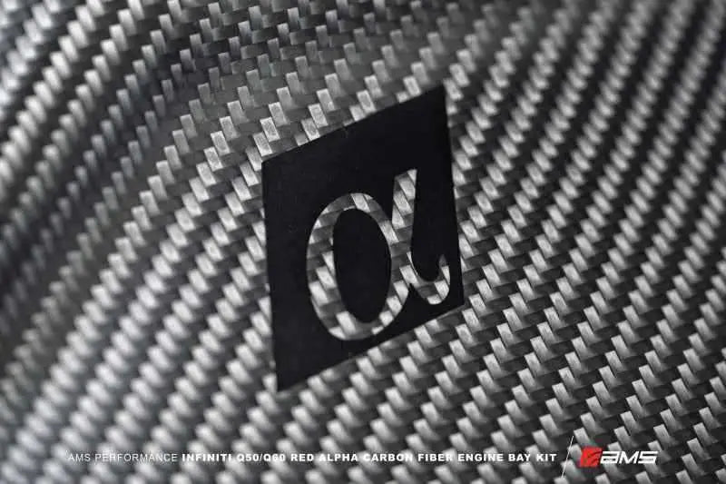 AMS Performance Infiniti 17+ Q60 / 16+ Q50 3.0TT Alpha Matte Carbon Front Duct alp-28-06-0002-1