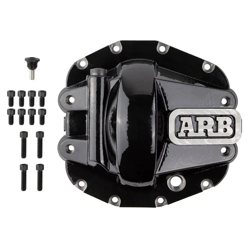 ARB Diff Cover Blk Jeep JL Rubicon Front arb0750011b