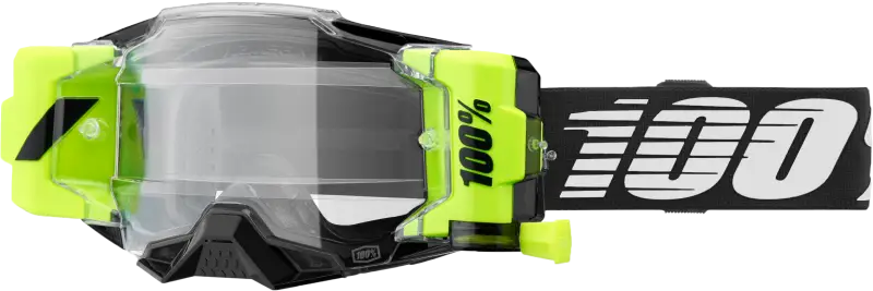 Armega ForeCast Mud Goggle with Clear Lens - Black Edition 610-5189