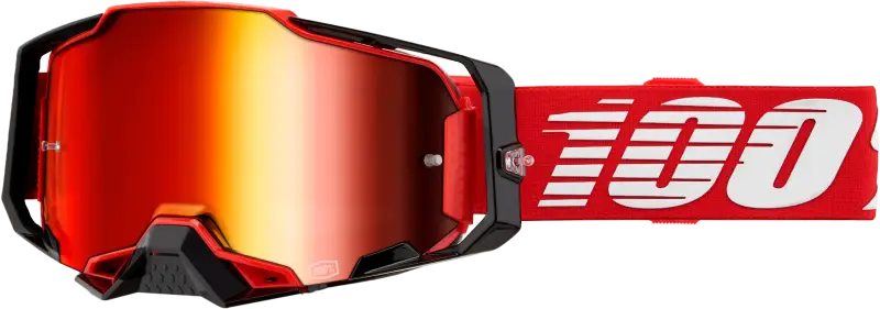 ARMEGA Red Mirror Goggles with Enhanced Vision and Sweat Management 610-5188