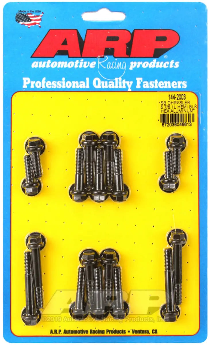 ARP Small Block Chrysler 5.7/6.1L Hemi Hex Aluminum Intake Manifold Bolt Kit arp144-2003