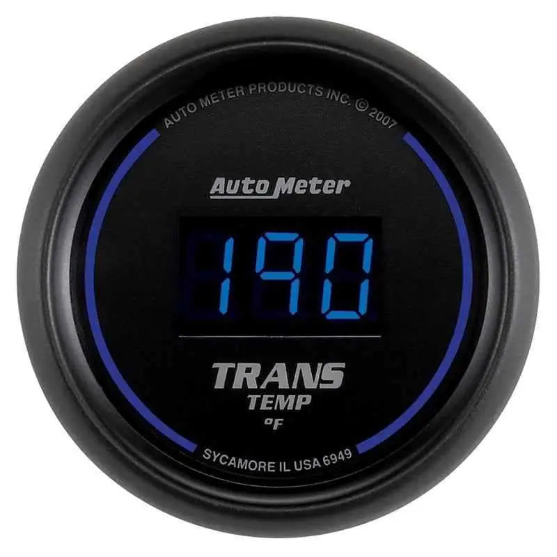 Autometer 52.4mm Black Digital Trans Temperature Gauge 6949