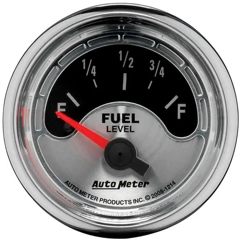 Autometer American Muscle Gauge Fuel Level 2 1/16in 0e To 90f Electric American Muscle 1214