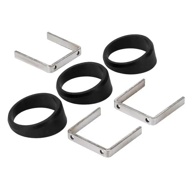 Autometer or Autogage 2-1/16in Black Angle Rings -- 3 Pack 2234