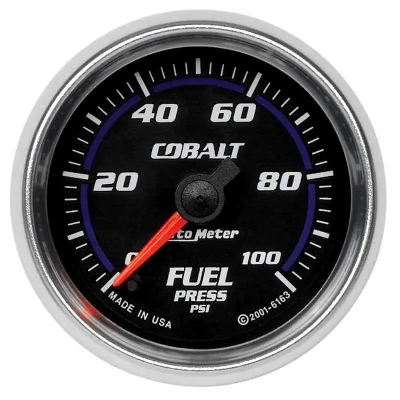 Autometer Cobalt 52mm 100 PSI Electronic Fuel Pressure Gauge 6163