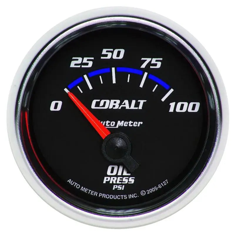 Autometer Cobalt 52mm 100 PSI Short Sweep Electric Oil Pressure Gauge atm6127