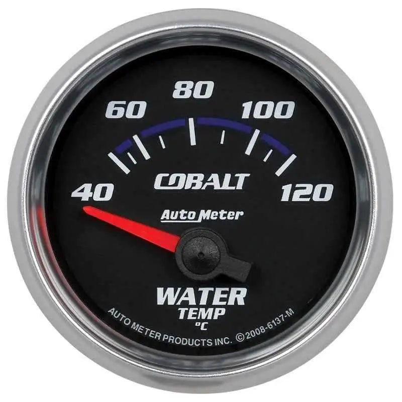 Autometer Cobalt 52mm Short Sweep Electronic 40-120 Deg C Water Temprature Gauge 6137-m