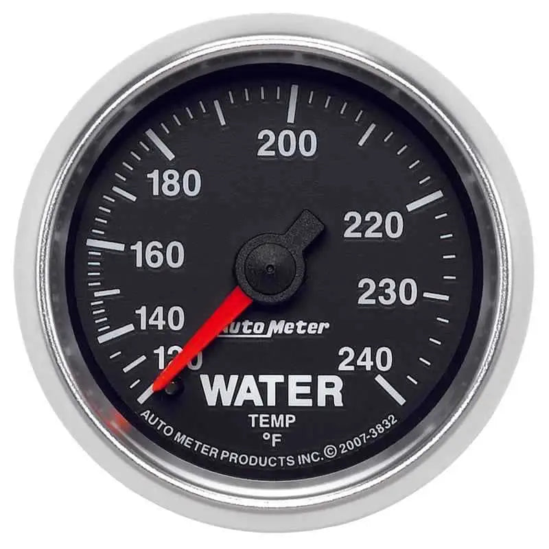 Autometer GS 52mm 120-240 Deg F Mechanical Water Temperature Gauge 3832
