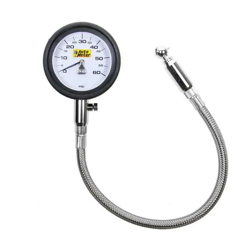 Autometer NASCAR Performance 60PSI Lo-Pressure Tire Pressure Gauge 2160