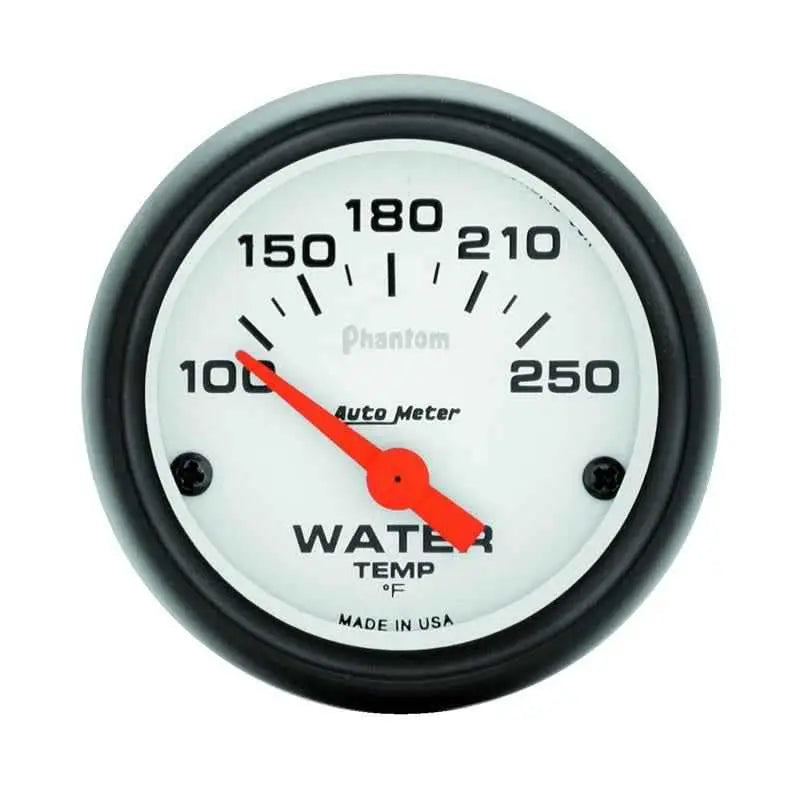 Autometer Phantom 52mm 100-250 Deg F Electronic Water Temp Gauge 5737