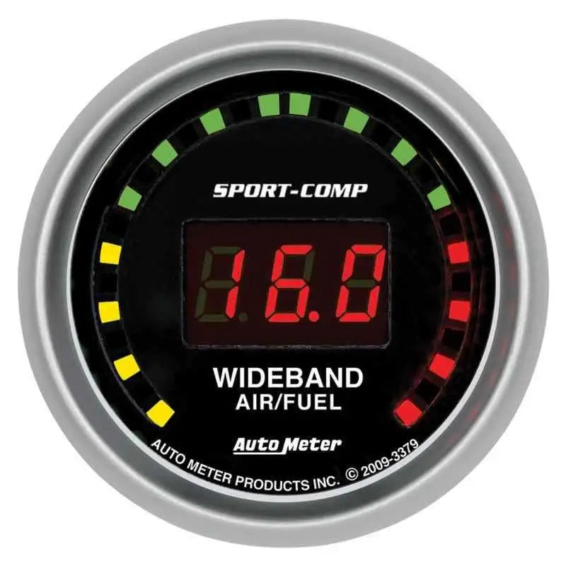 Autometer Sport-Comp 52mm Digital Wideband Air/Fuel Ratio Street Gauge 3379