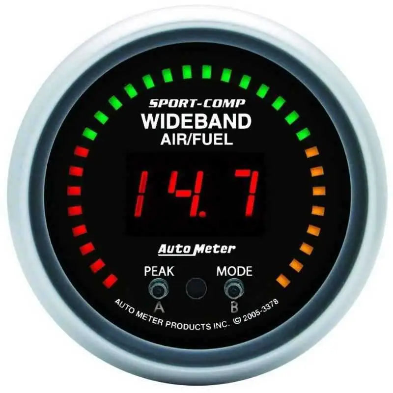 Autometer Sport-Comp 52mm Wideband Air/Fuel Gauge 3378