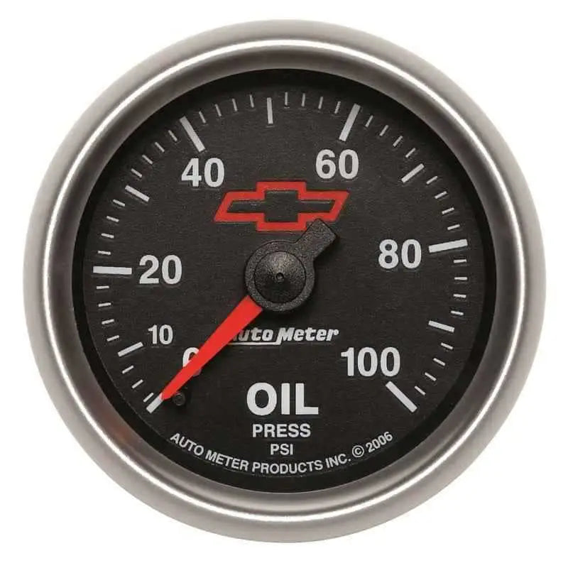 Autometer Sport-Comp II GM 52mm 0-100 PSI Mechanical Oil Pressure Gauge 3621-00406