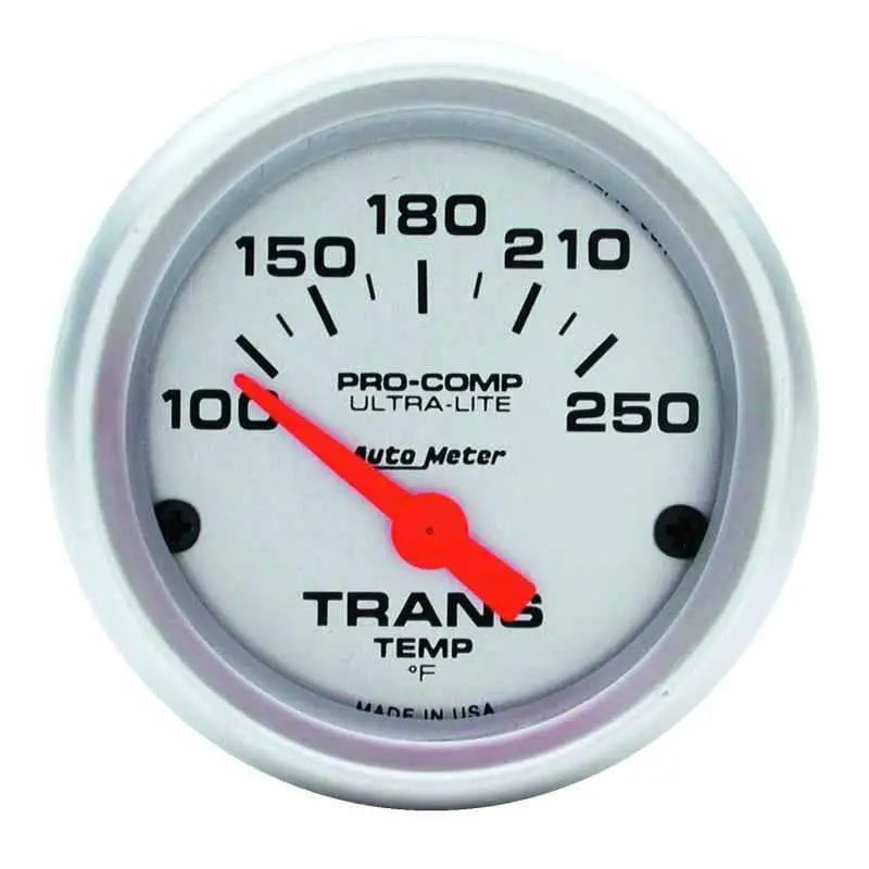 Autometer Ultra-Lite 52mm 100-250 Degree F Mechanical Transmission Temperature Gauge 4357