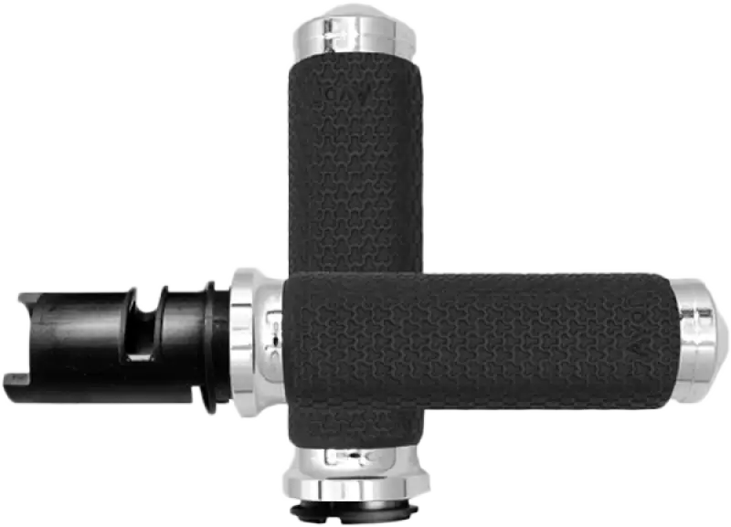 AVON Chrome Twist Grip with Memory Foam Comfort for Harley-Davidson MF-63A-CH-F24 40-4418c