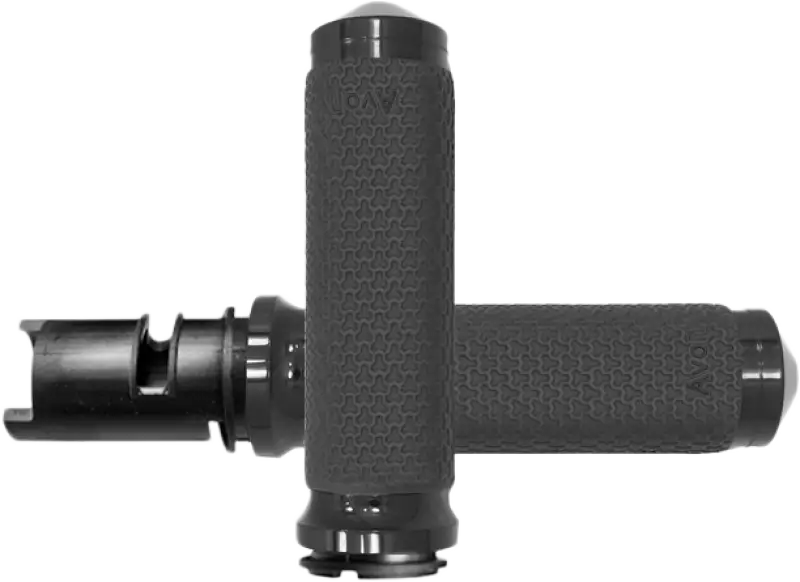 AVON Memory Foam Twist Grip for Harley-Davidson - Small Black Design (MF-63-ANO-F24) 40-4417bk