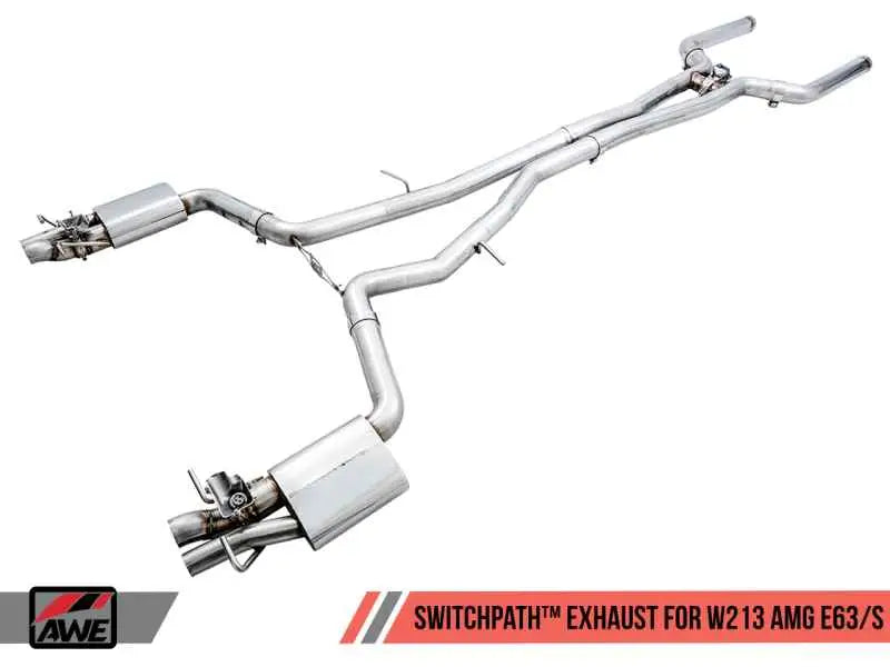 AWE Tuning Mercedes-Benz W213 AMG E63/S Sedan/Wagon SwitchPath Exhaust System - for DPE Cars 3025-31044