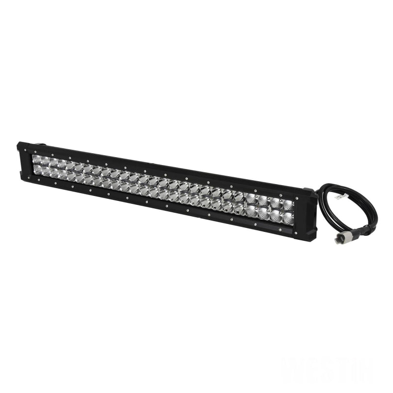 Westin Sportsman X Grille Guard LED Light Bar Kit Black Aluminum 26 in. Double Row LED Model 40-23005
