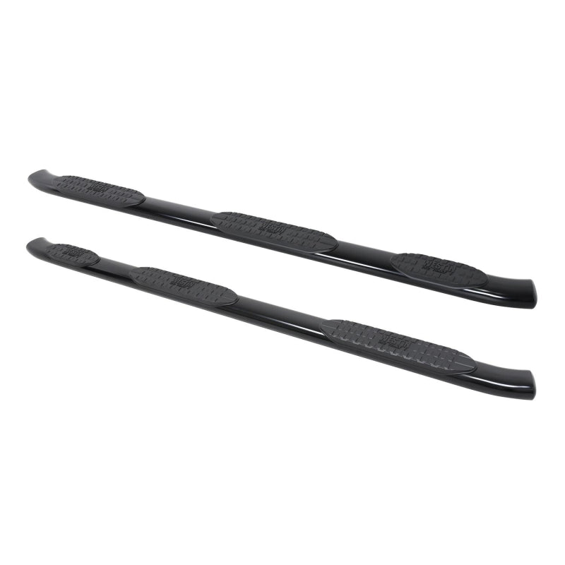 Westin PRO TRAXX 5 Oval Wheel to Wheel Step Nerf Bars Black Steel Model 21-534695