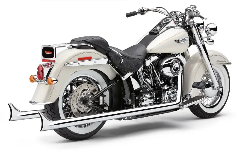 Bad Hombre Chrome Softail True Dual Fishtails 97-06 82-96082