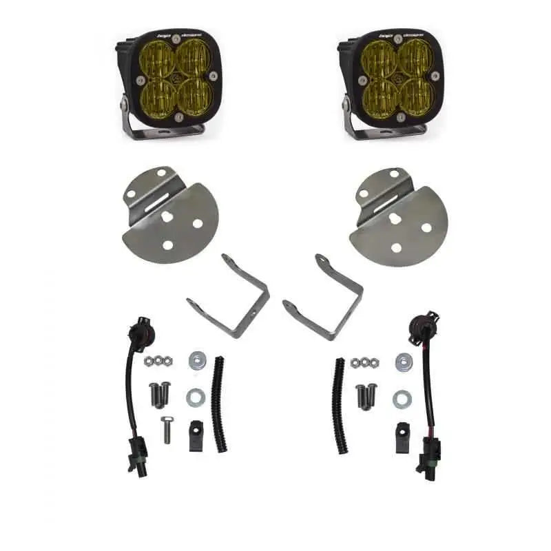 Baja Designs 15-19 Canyon/Colorado Fog Light & Fog Pocket Kit - Amber 447715
