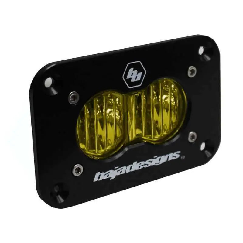 Baja Designs S2 Wide Cornering Sport Flush Mount LED - Amber 541015