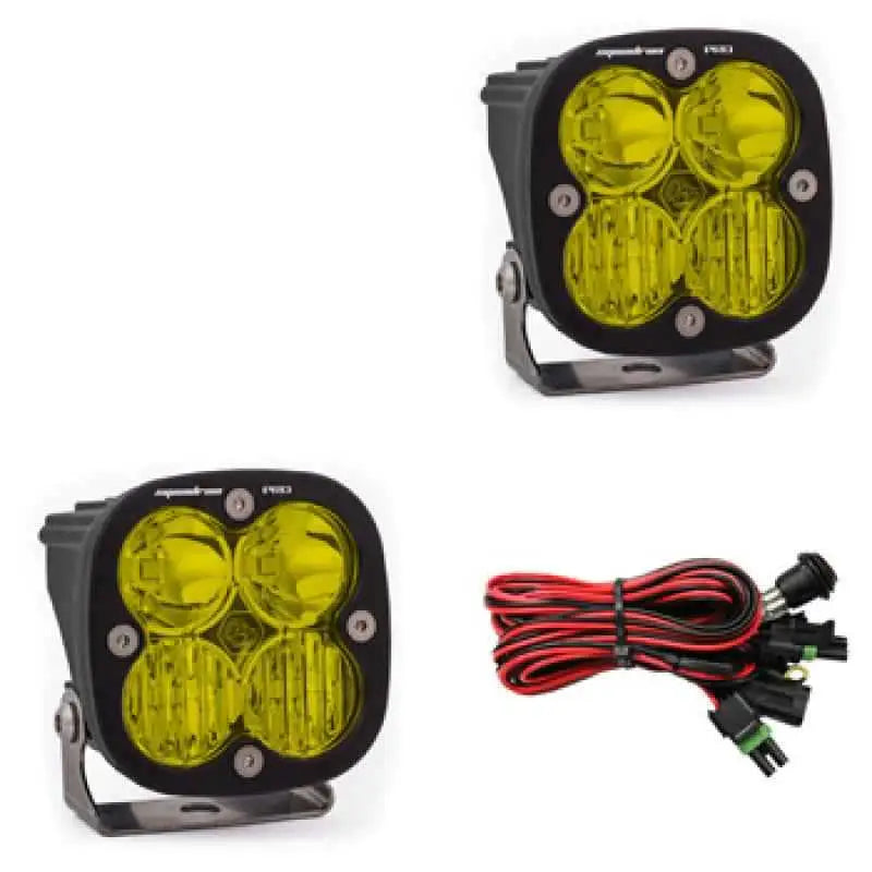 Baja Designs Squadron Pro Series Driving Combo Pattern Pair LED Light Pods - Amber 497813