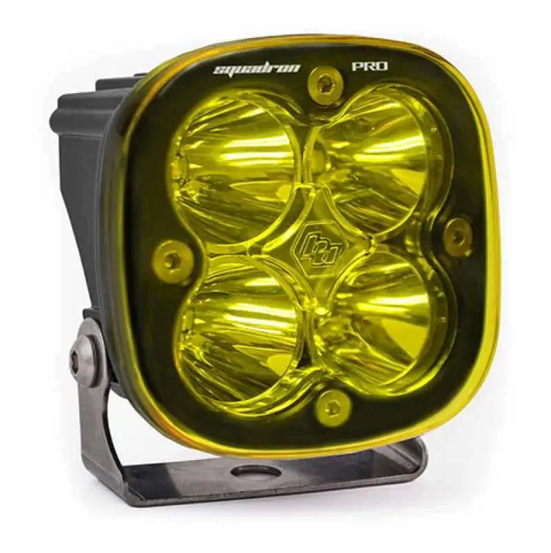 Baja Designs Squadron Pro Work/Scene Pattern Black LED Light Pod - Amber 490016