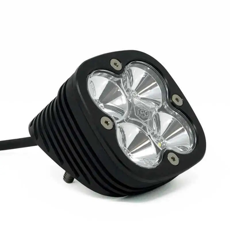 Baja Designs Squadron Sport Flush Mount LED Light Pod Angled Lens Work/Scene Pattern - Black/Clear 552006