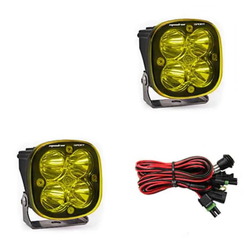 Baja Designs Squadron Sport Spot LED Light Pods - Amber 557811