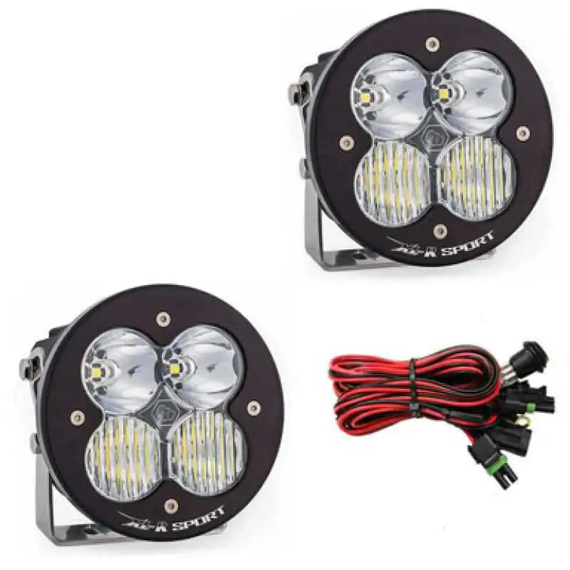 Baja Designs XL R Sport Series Driving Combo Pattern Pair LED Light Pods - Clear 577803