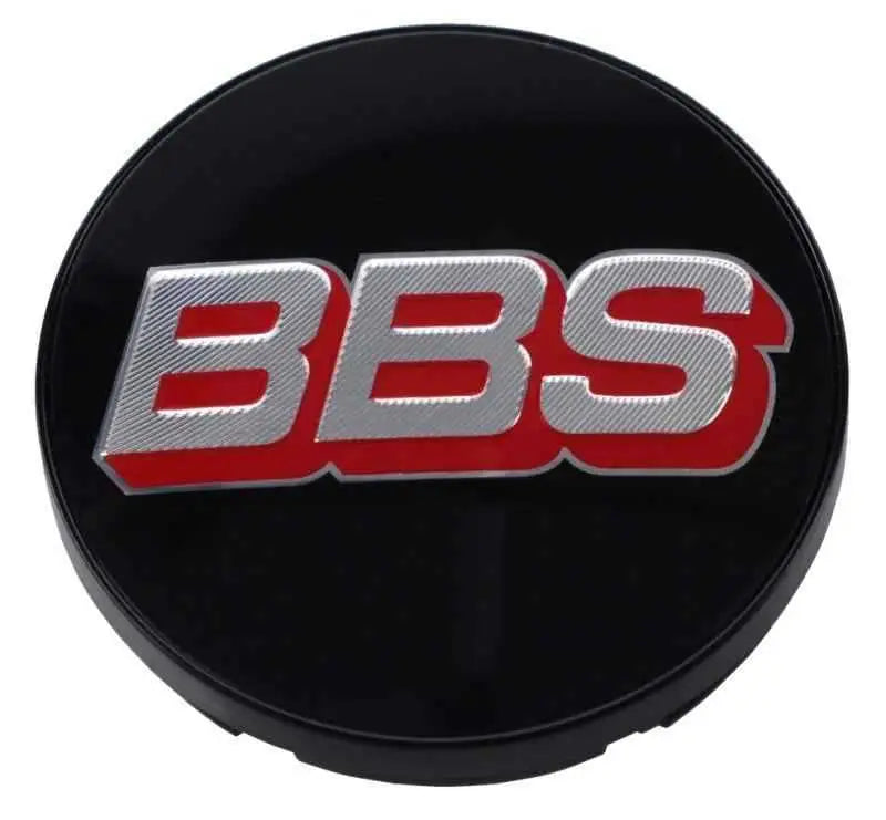 BBS Center Cap 56mm Black/Silver/Red 10-02-5114
