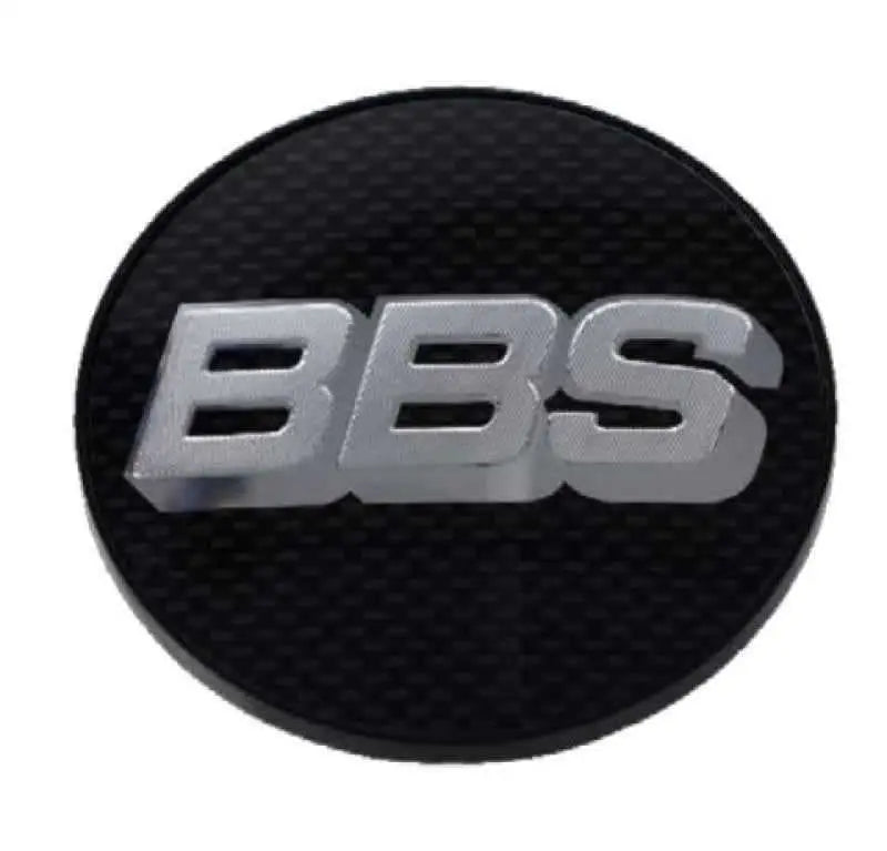 BBS Center Cap 70.6mm Carbon/Silver (4-tab) 10-02-3604