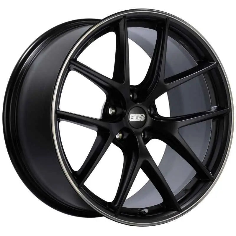 BBS CI-R 19x9 5x120 ET44 Satin Black Rim Protector Wheel -82mm PFS/Clip Required ci2203bpo
