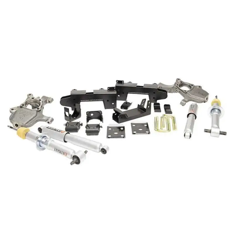 Belltech LOWERING KIT 2019 Chevrolet Silverado / GMC Sierra 1500 2WD All Cab - 2-4in Fr / 6in R 1040sp