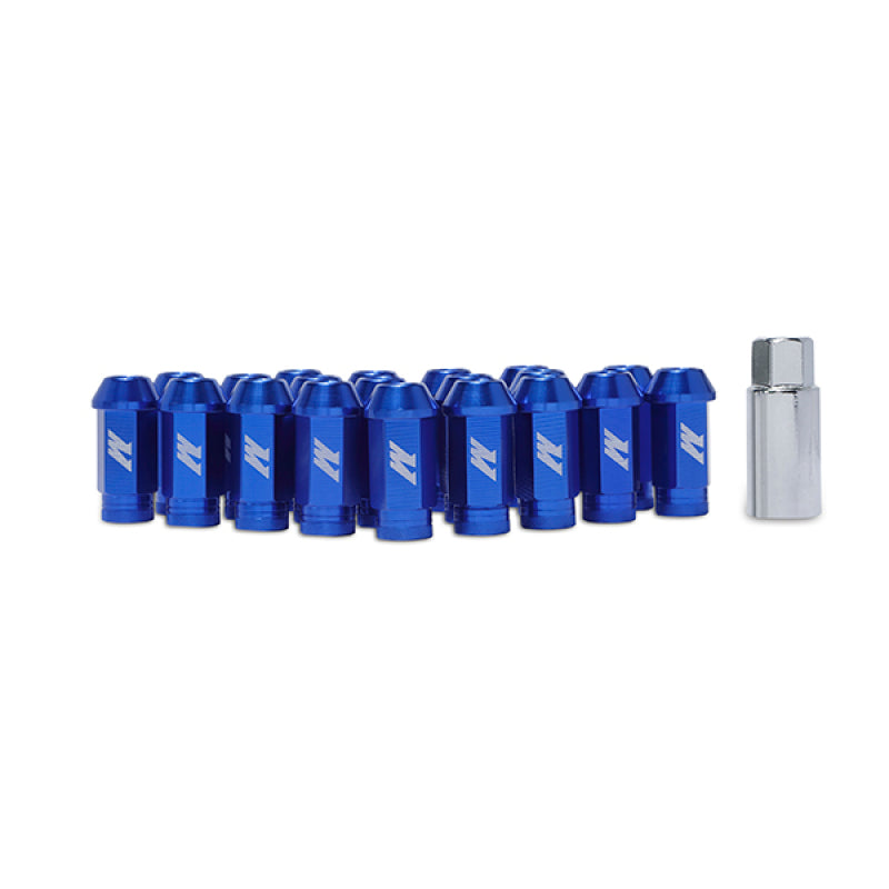 Mishimoto Aluminum Locking Lug Nuts M12 x 1.5 - Blue misMMLG-15-LOCKBL
