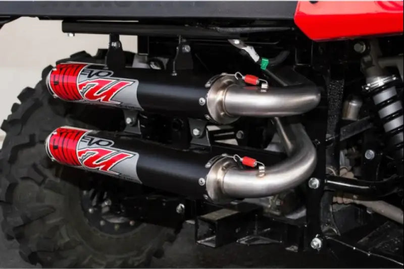 Big Gun 12-23 Kawasaki TERYX 4 750 EVO U Series Dual Slip On Exhaust big12-4682