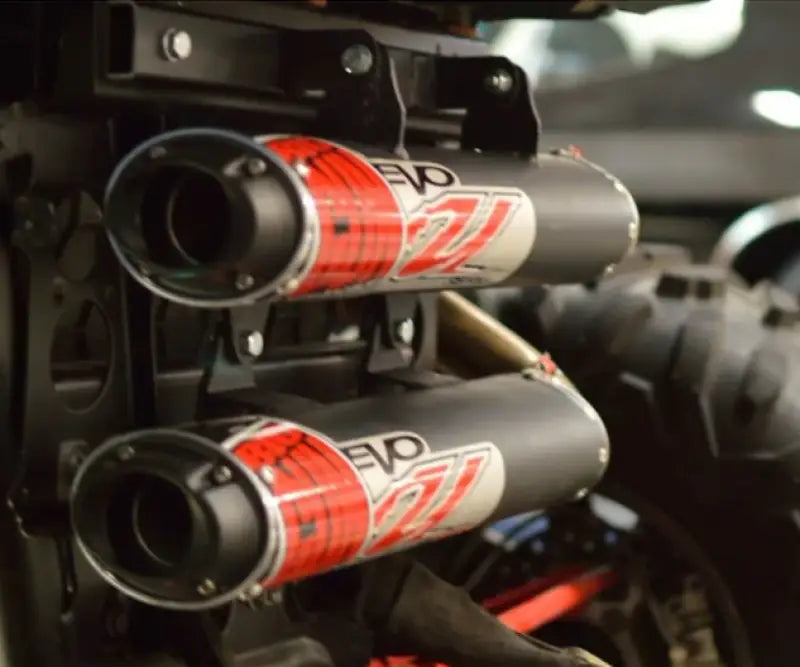 Big Gun 16-21 Polaris RZR XP TURBO/S EVO U Series Dual Slip On Exhaust big12-7972