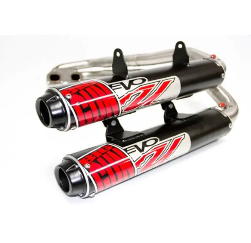 Big Gun 16-23 Polaris GENERAL 1000 EVO U Series Dual Full Syst Exhaust big12-7413