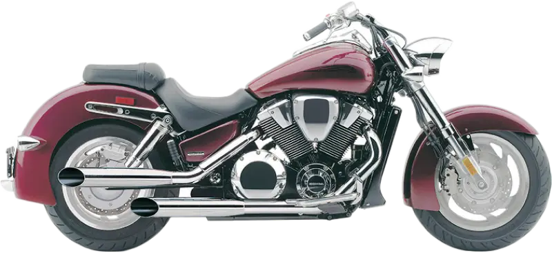 Blvd Chrome Slashcut Slip-On Exhaust for Honda VTX1800R/S/N/F/T (2002-2008) 82-97015