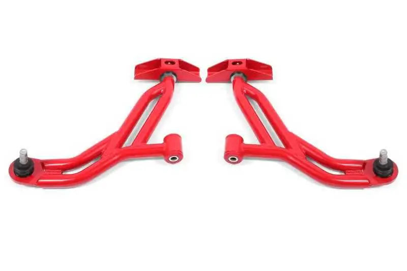 BMR Suspension 05-14 Ford Mustang Lower A-Arms - Red - Non-Adjustable aa750r