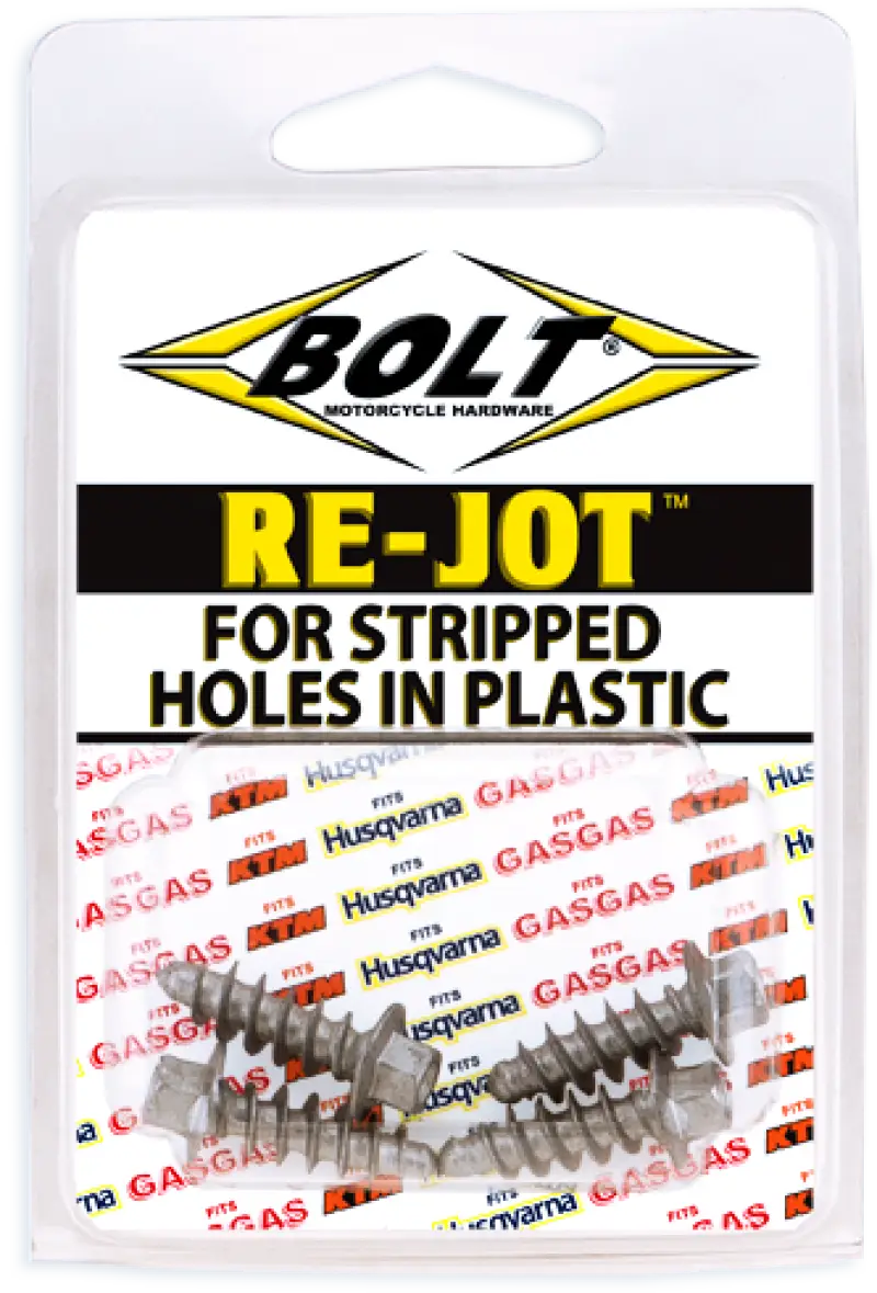BOLT REJOT-620 Plastic Repair Screws for Stripped Body Panels 020-00018