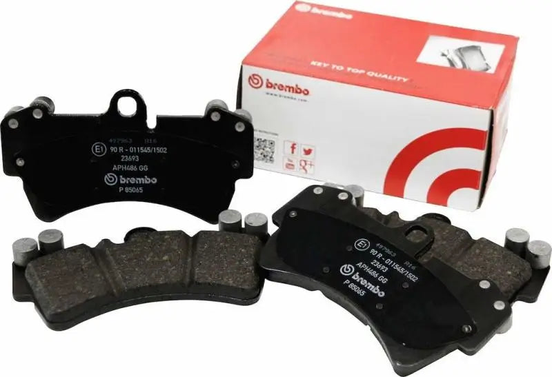 Brembo 15-17 Ford F-150 Rear Premium NAO Ceramic OE Equivalent Pad brep24200n