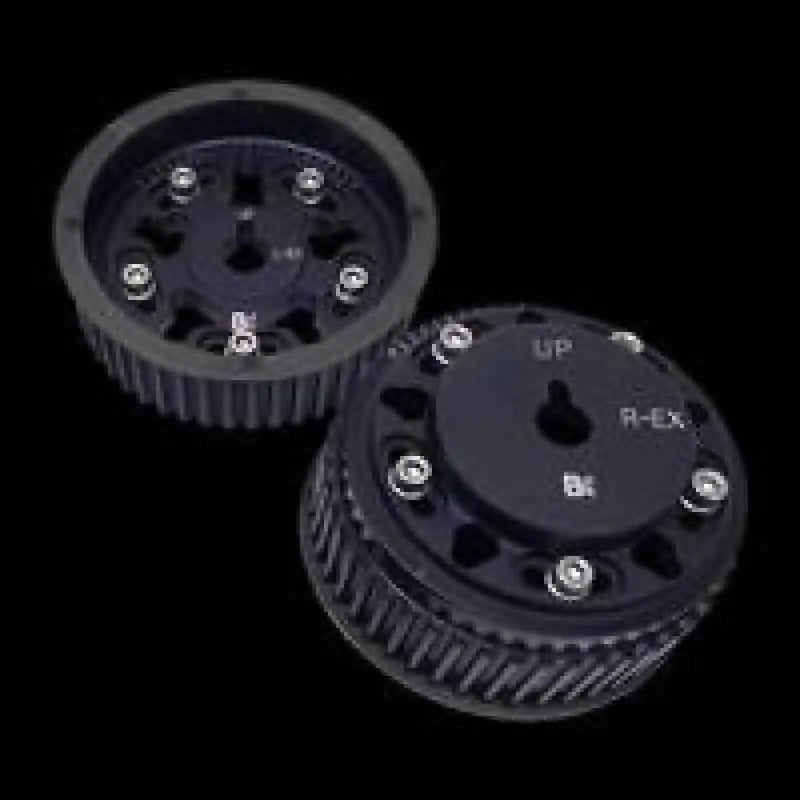 Brian Crower Adjustable Cam Gears Black for Subaru EJ205/EJ257 (set of 2)-exhaust side only bc8860b-ex