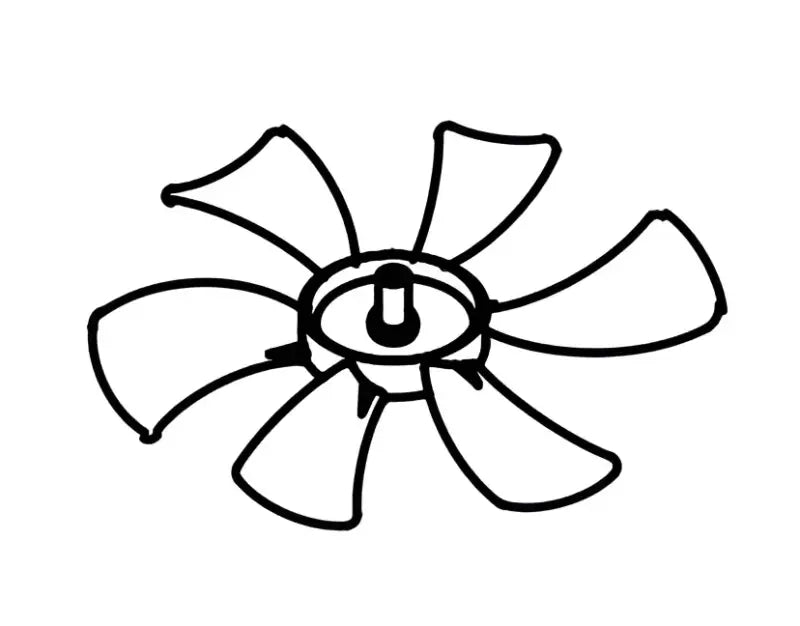 BVC0466-00 Ventline/Dex Fan Blade 6 Diamete v6bbvc046600