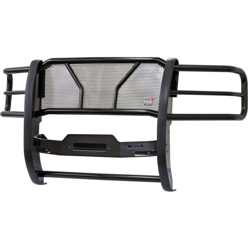 Westin HDX 1-Piece Winch Mount Grille Guard Black Steel Model 57-93685