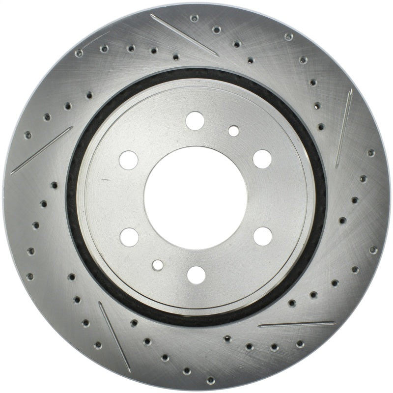 StopTech 07-17 Lincoln Navigator / Ford Expedition Sport Slotted & Drilled Left Front Brake Rotor sto227.65119L