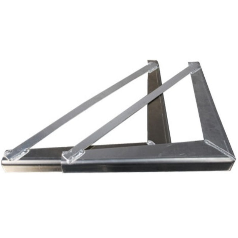 Brute 24" X 24" Under Body Bracket .125 Thick Smooth Alum (1 Pair) Model HBK24
